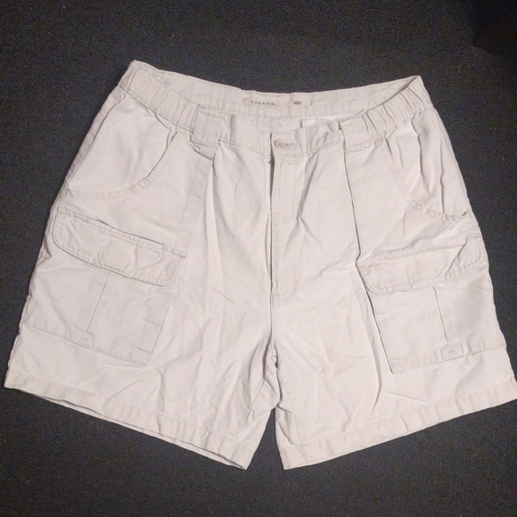 Savane Other - Men's White Cargo Shorts